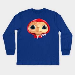 Cute E.T. Kids Long Sleeve T-Shirt